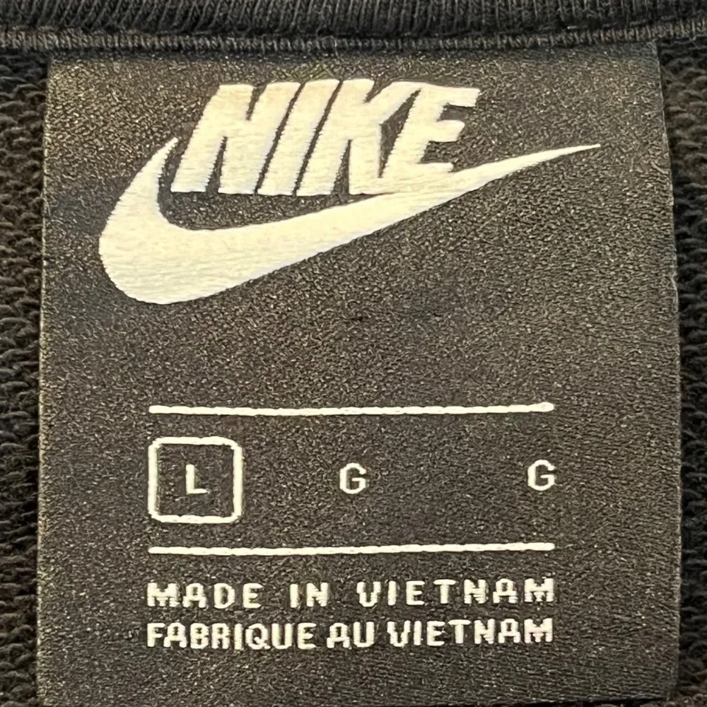 Nike Sportswear Icon Clash‎ Black Fleece Hoodie Crop Boxy Large